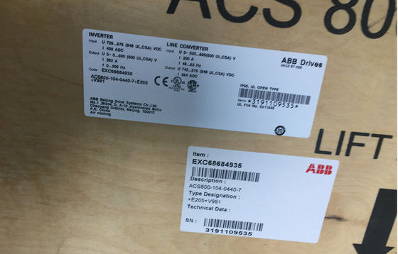 ABB ACS800-104-0050-3+Q950 690V 50 KVA Convertidor de frecuencia Invertidor de 400V