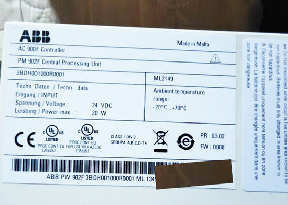 3BDH001000R0001 Módulo de CPU PM 902F ABB AC900F Módulo de unidades centrales