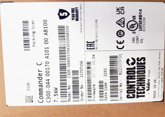 C300-04400170A TÉCNICAS DE CONTROL 7.5KW 17A Invertidor de frecuencia