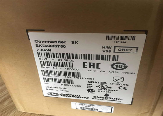 Técnicas de control de Nidec Inversor de CA SKD3400750 Emerson Comandante SK 3ph Dirección 7.5KW 380V