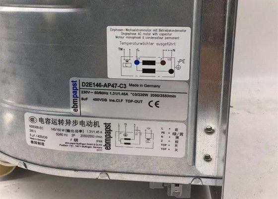 D2E146-AP47-C3 EBMPAPST Ventilador centrífugo industrial 300/330W 400VDB 2050/2550RPM 230V Nuevo