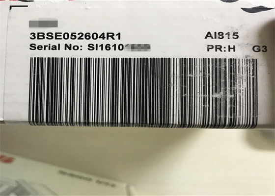 Unidad de entrada analógica ABB AI815 3BSE052604R1 Modulo de entrada y salida digital S800 1x8 canales con HART