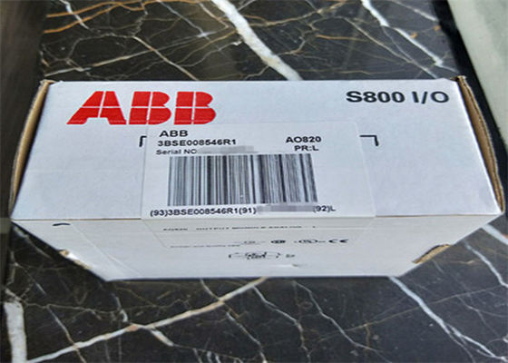 ABB AO820 3BSE008546R1 módulo de salida analógica AO820 S800 serie módulo de entrada y salida 4x1 ch