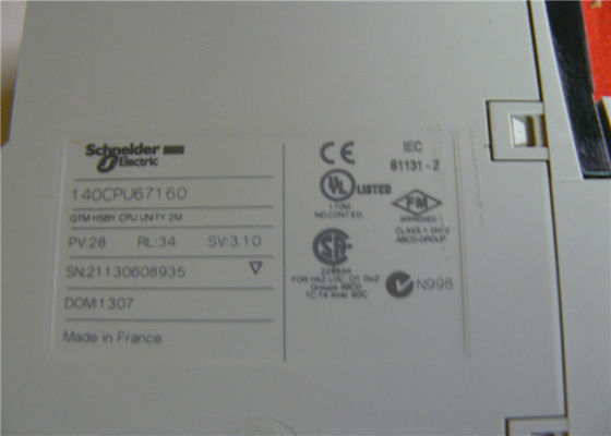 Schneider 140CPU67160S Unidad Cuántica 67160 CPU Protección de recubrimiento Seguridad de la CPU