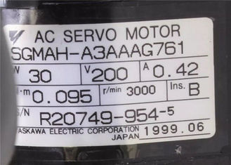 SGMAH-A3AAAG761 Servomotor industrial Yaskawa SGMAH Serie Ins B Servomotor