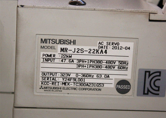 Mitsubishi Robotics Motor Driver MR-J2S-22KA4 22kW 63A AC SERVO AMPLIFICADOR MR-J2S-22KA