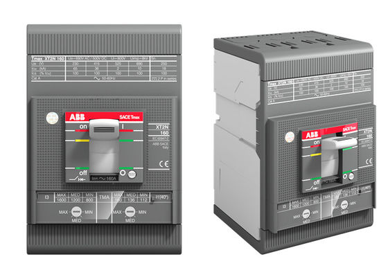 1SDA067604R1 XT2H 160 TMA 160-1600 3p F F Corte de circuito de caja moldeada