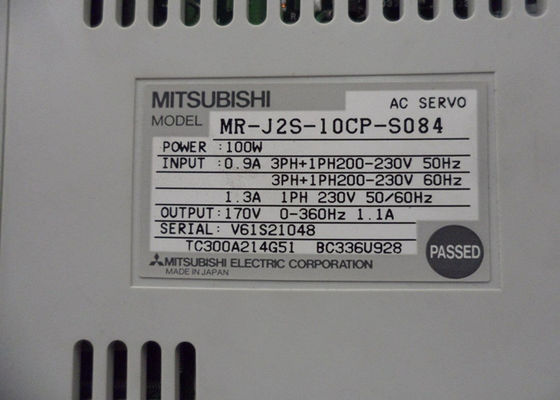 El controlador de servo de serie de MITSUBISHI MR-J2S-10CP-S084