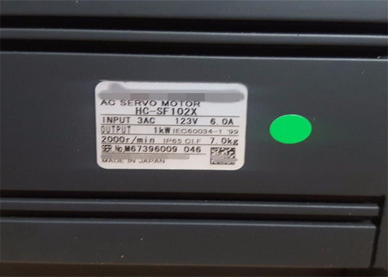 Motor eléctrico de control industrial de 1 kW Mitsubishi HC-SF102X Servo motor de CA de 3 fases