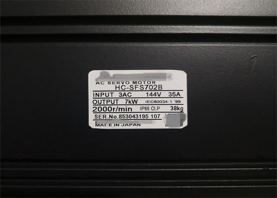 Mitsubishi 7KW AC Servo Motor HC-SFS702B de alta velocidad en stock