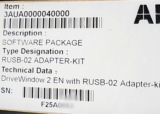 3AUA0000040000 RUSB-02 DriveWindow 2.X EN Herramienta de depuración Nuevo en la caja