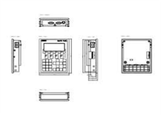 6V6641-0BA11-0AX1 SIEMENS OPERATOR PANEL OP 77A LC pantalla trasera, 4.5 pantalla