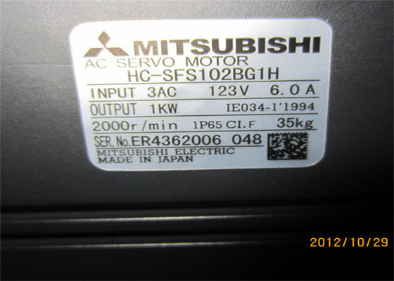 MITSUBISHI Industrial Control AC Servo Motor HC-SFS102BG1H Nuevo,2000min/r,1KW