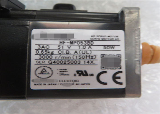 Servo motor eléctrico de 3 fases, Servo motor de alta potencia MITSUBISHI HF-MP053BD 50 vatios