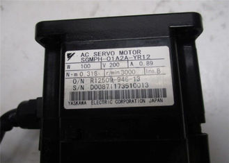 El motor de servicio de corriente alterna de Yaskawa 100W 200V 0.89A 0.318NM SGMPH-01A2A-YR12