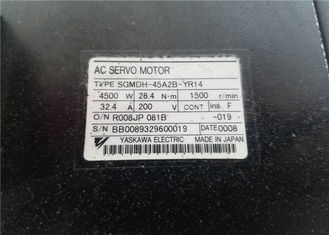 Servo motor industrial Yaskawa eléctrico 4500 W 1500 RPM Servo motor SGMDH-45A2B-YR14