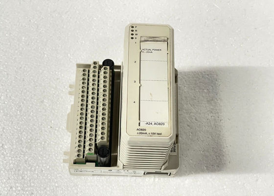 ABB AO820 3BSE008546R1 Salida analógica 4 Ch Terminación del módulo de uso