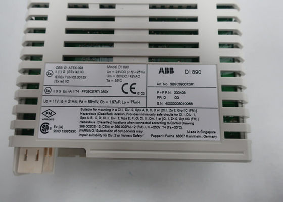 Interfaz de seguridad intrínseca ABB DI890 3BSC690073R1 Canales aislados galvánicos individuales