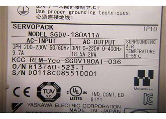 Marca Yaskawa SGDV-180A11A Servo amplificador de CA 200V Nuevo original