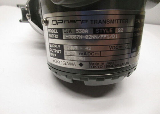 Se utilizará el sistema de transmisión de presión y temperatura de Yokogawa EJA530A-DBS7N-02NN/FF1/D1