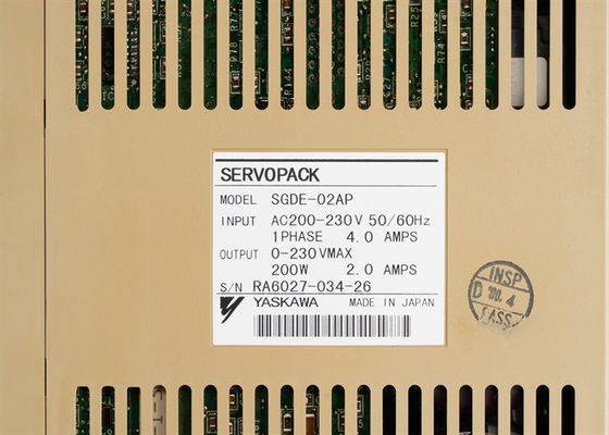 Yaskawa SGDE-02AP 230V AC Servo Amplificador Nuevo y original