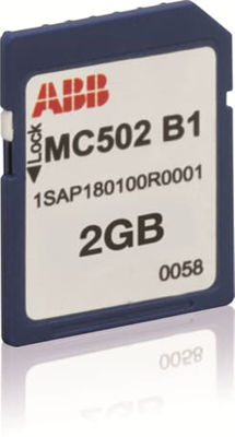 ABB MC502 1SAP180100R0001 AC500 Tarjeta de memoria SD PLC de automatización distribuida