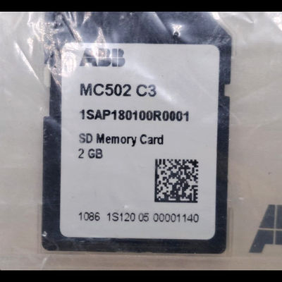 ABB MC502 1SAP180100R0001 AC500 Tarjeta de memoria SD PLC de automatización distribuida