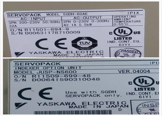 Yaskawa Sigma SGDH-60AE AC Servo Drives Caja original completamente nueva