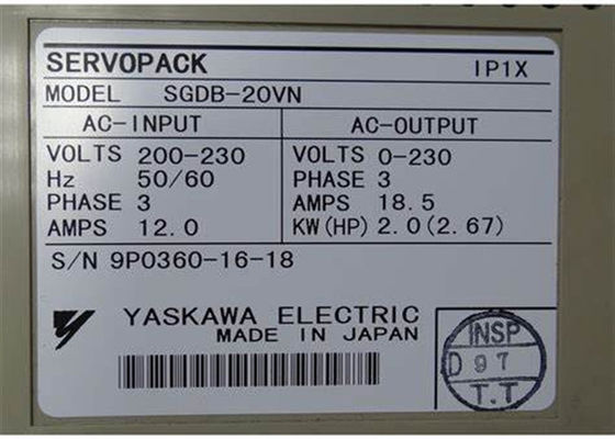 Nuevo Yaskawa AC Servo Drives SGDB-20VN Original Nuevo En Caja