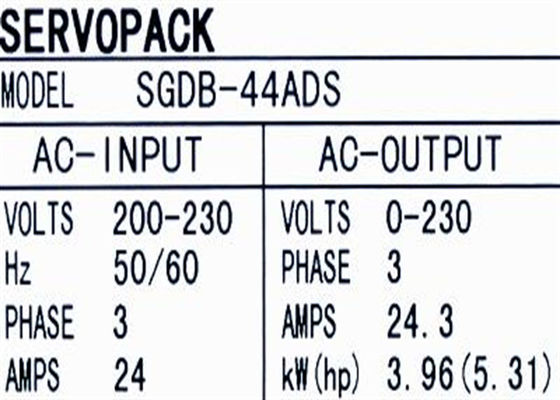 SGDB-44ADS Yaskawa Industrial Servo Drives Nuevo y original