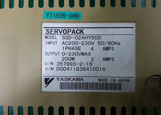 SGD-02AHY500 Yaskawa AC Servo Motor Drive Nuevo y original