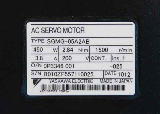 Yaskawa SGMG-05A2AB Servomotor 1500 RPM Nuevo y original