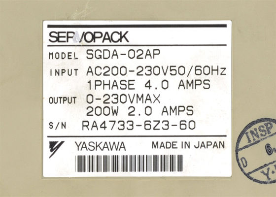Servo accionamiento de la serie Sigma de Yaskawa SGDA-02AP nuevo en la caja original