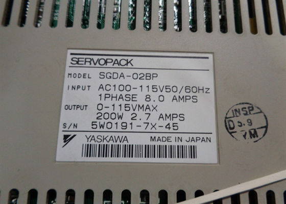 Yaskawa Sigma Serie SGDA-02BP 100V Servo Drives Nuevo en la caja