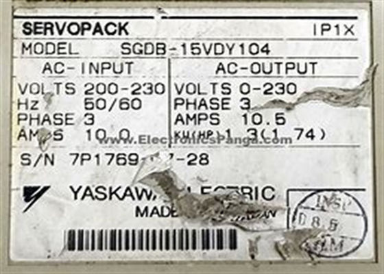 Yaskawa Nueva Industria Servo Drives SGDB-15VDY104 original en la caja