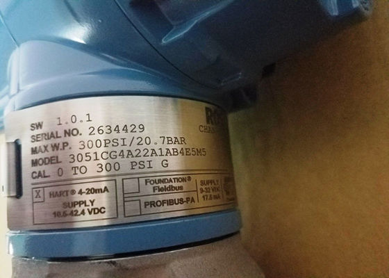ROSEMOUNT 3051CG4A22A1AB4E5M5 Transmisor de presión 300PSI 10,5-42,4VDC