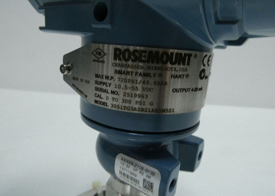 ROSEMOUNT 3051TG3A2B21AE5M5S1 Transmisor de presión de calibración en línea 0-300PSI