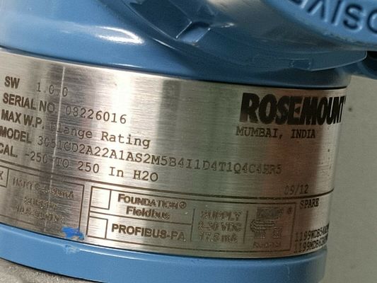 Los transductores de presión inteligentes de Rosemount 3051CD2A22A1AS2M5B4I1D4T1Q4C4HR5