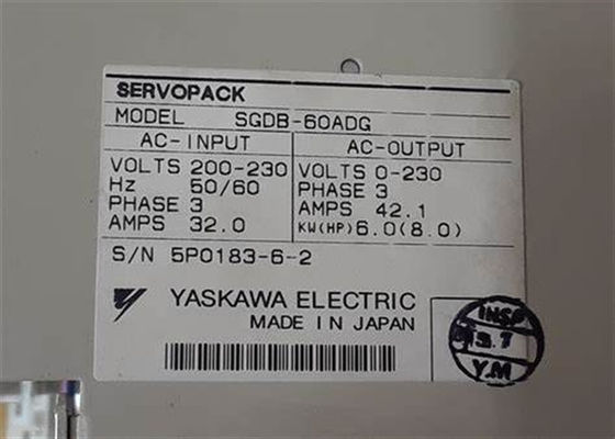 Yaskawa Nuevo Servo Original SGDB-60ADG 230V En Caja