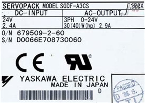 Yaskawa Industrial Servo Drives SGDF-A3CS Nuevo en la caja original