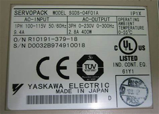Japón marca Yaskawa SGDS-04F01A Nuevo servo accionamiento en la caja original