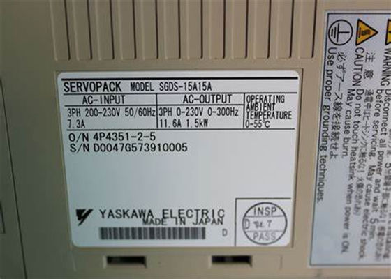 Japón Yaskawa SGDS-15A15A Servo Drives Nuevo en la caja original