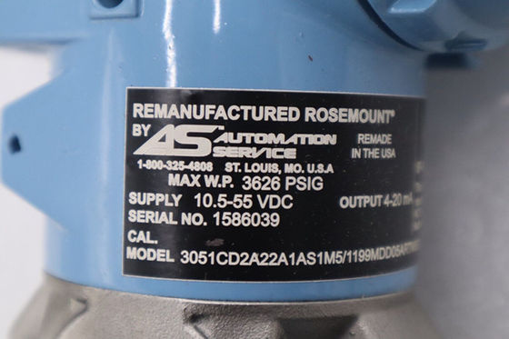 El sistema de transmisión de presión diferencial ROSEMOUNT 3051CD2A22A1AS1M5
