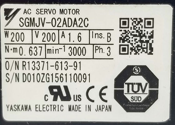 Yaskawa SGMJV-02ADA2C Nuevo Servo Motor de la Industria Original