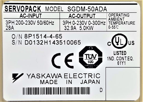 SGDM-50ADA Servo industrial de conducción Nuevo en la caja original