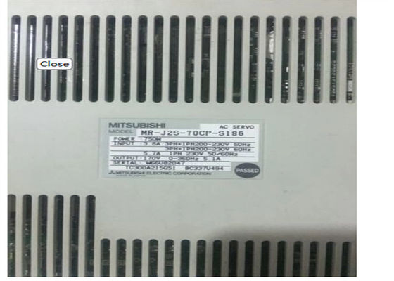 MR-J2S-40CP-S186 Servo industrial de accionamiento Disponibilidad de existencias y 400W de potencia