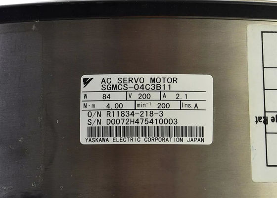 Yaskawa Industrial AC Servomotor 4Nm Salida SGMCS-04C3B11 Nuevo