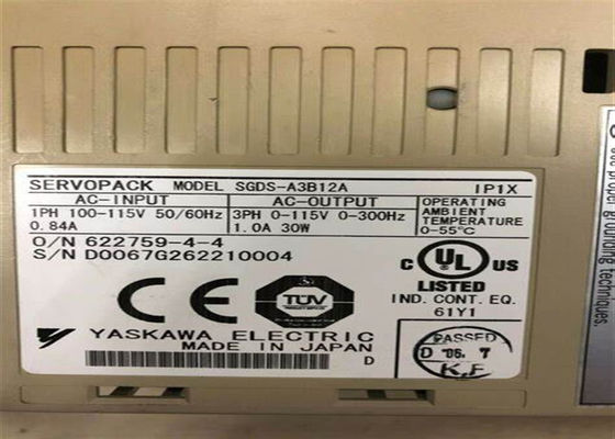 Yaskawa 0.03W Servo Drives SGDS-A3B12A Nuevo y original