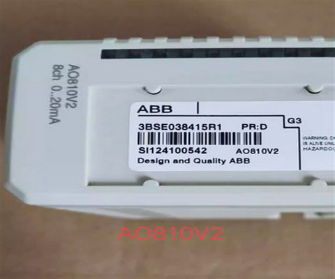 ABB AO810V2 3BSE038415R1 Módulo de salida analógica Unidad central de procesamiento