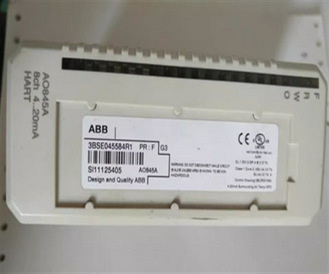 ABB 3BSE045584R1 AO845A Módulo de alimentación de salida analógica redundante o redundante único